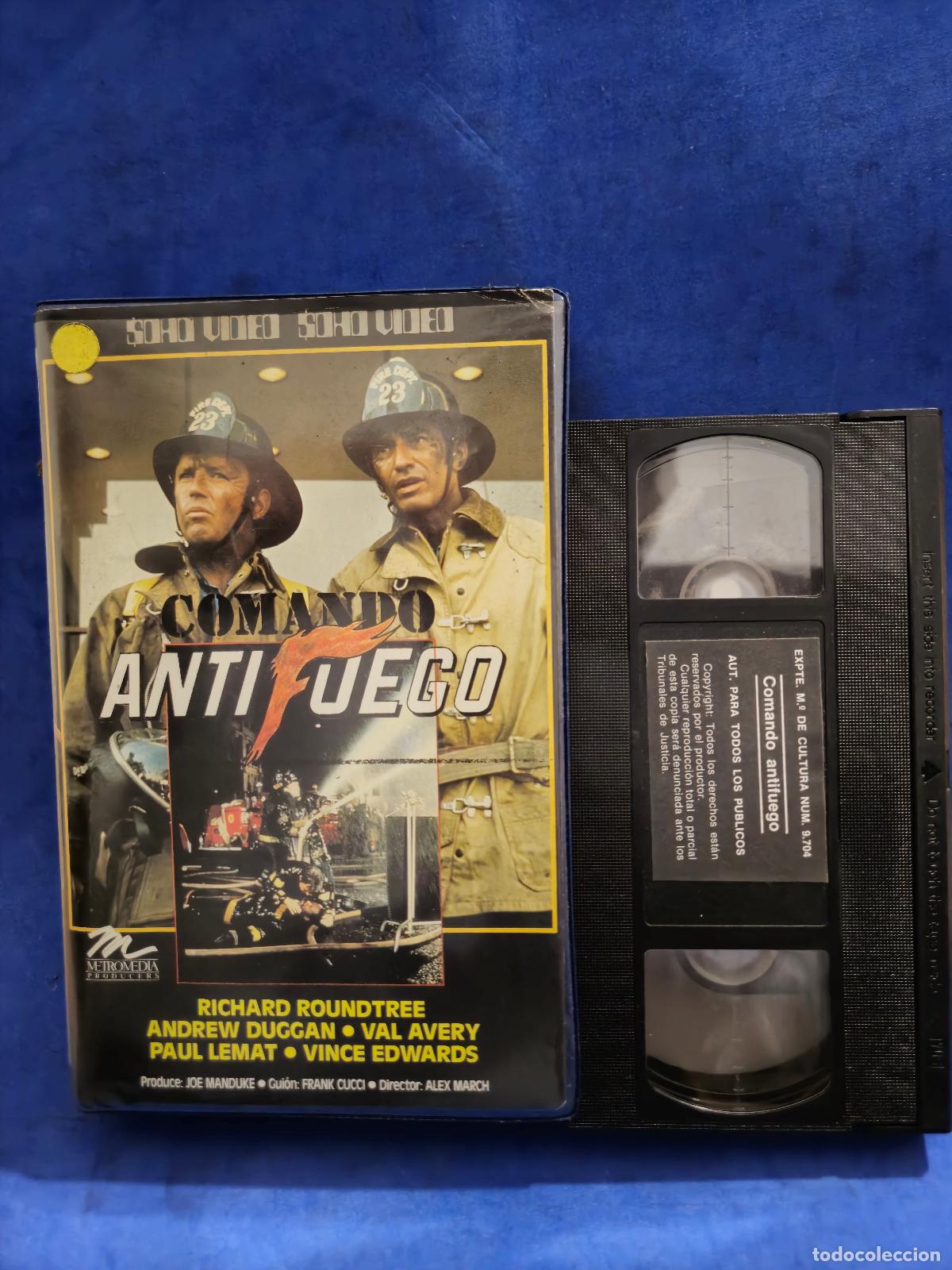 Cine: COMANDO ANTIFUEGO VHS (E1A) - Foto 1