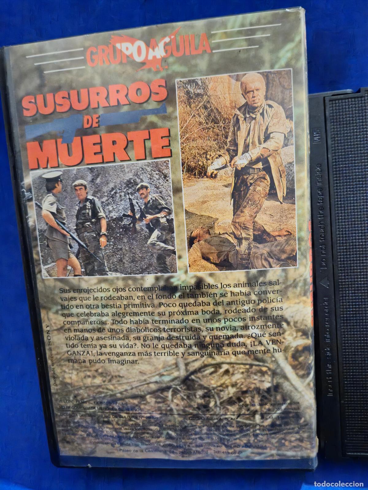 Cine: SUSURROS DE MUERTE VHS (E1A) - Foto 2
