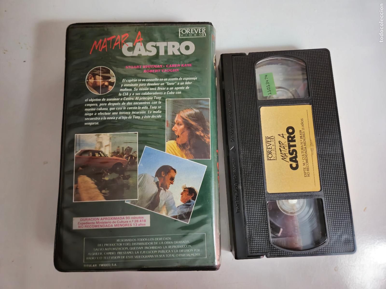 Cine: MATAR A CASTRO VHS (2A) - Foto 2