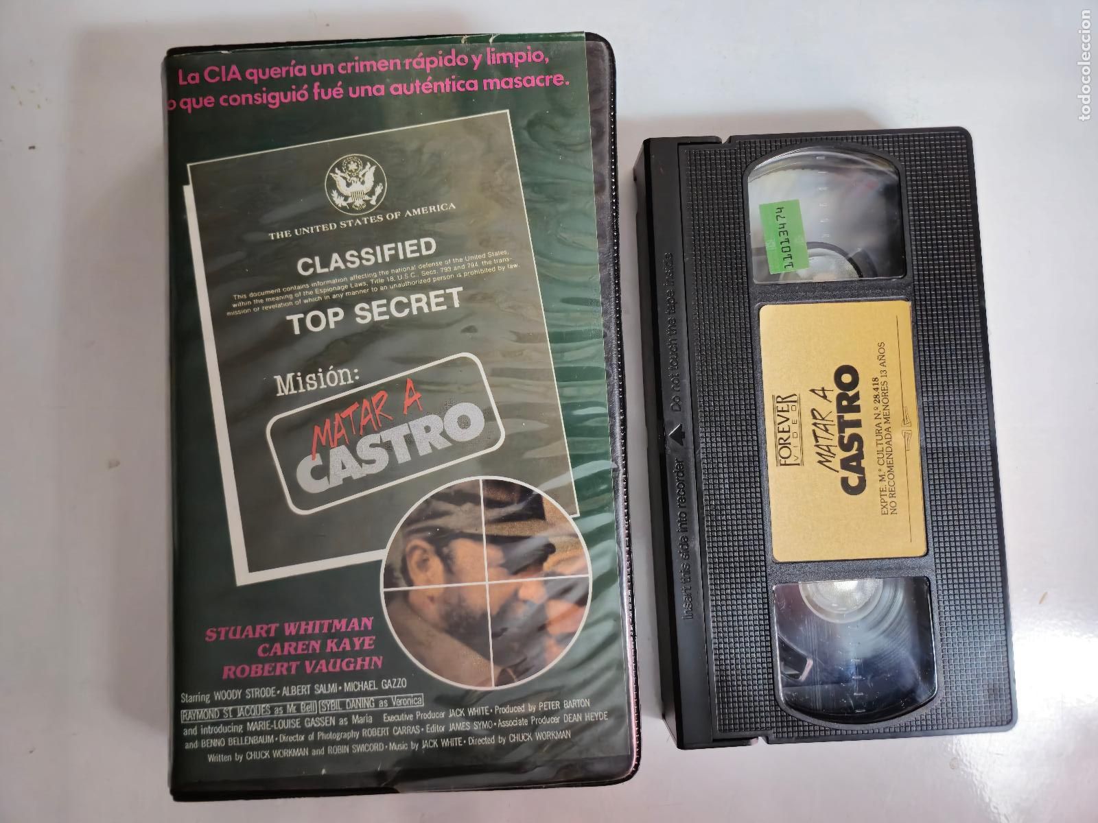 Cine: MATAR A CASTRO VHS (2A) - Foto 1