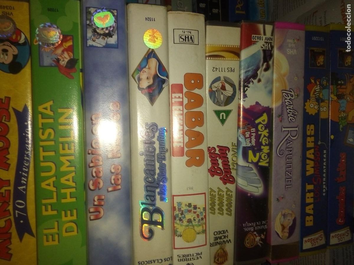 Kino: Cintas vhs pel&iacute;culas animadas y varias en total 67