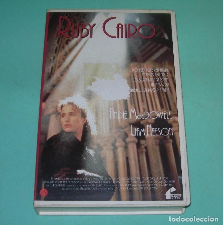 Cine: PEL&Iacute;CULA VHS RUBY CAIRO - ANDIE MACDOWELL - LIAM NEESON - - Foto 1