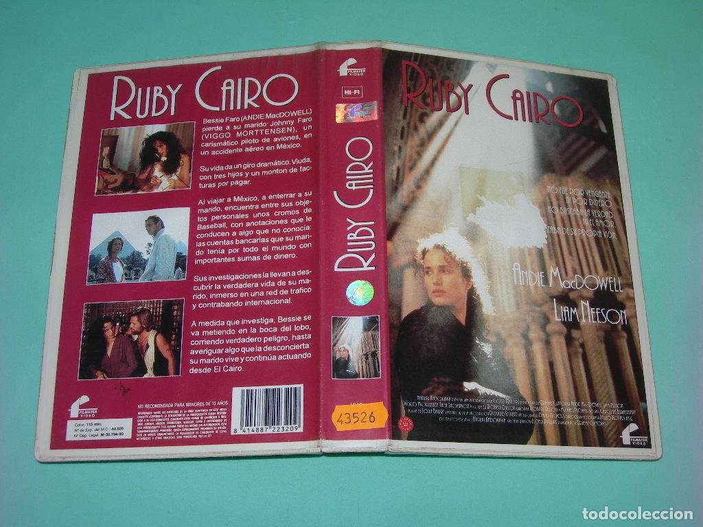 Cine: PEL&Iacute;CULA VHS RUBY CAIRO - ANDIE MACDOWELL - LIAM NEESON - - Foto 9