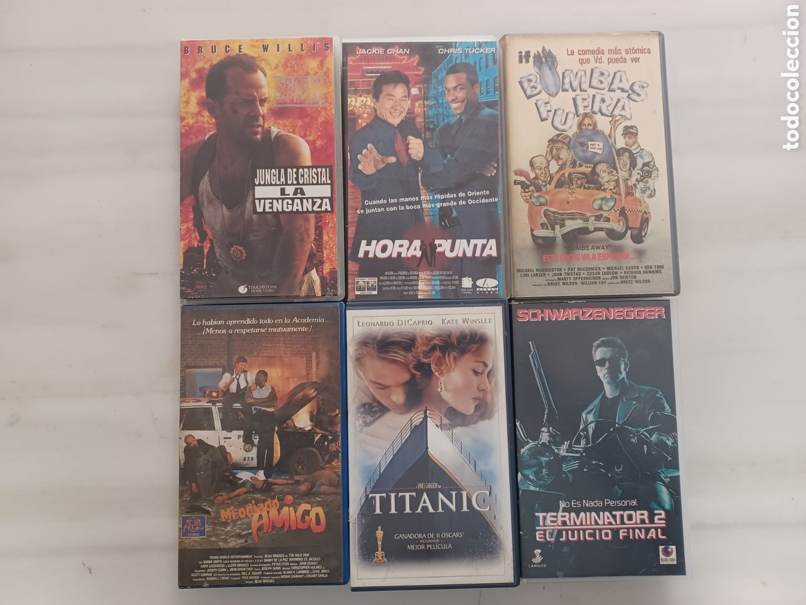 Cinema: 6 pel&iacute;culas variadas vhs
