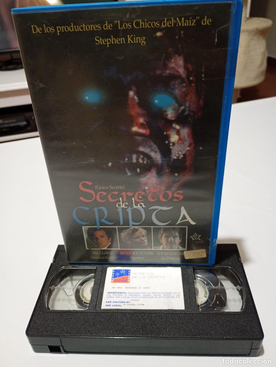Cine: SECRETOS DE LA CRIPTA. VHS ORIGINAL. ESCAS&Iacute;SIMA.. - Foto 1