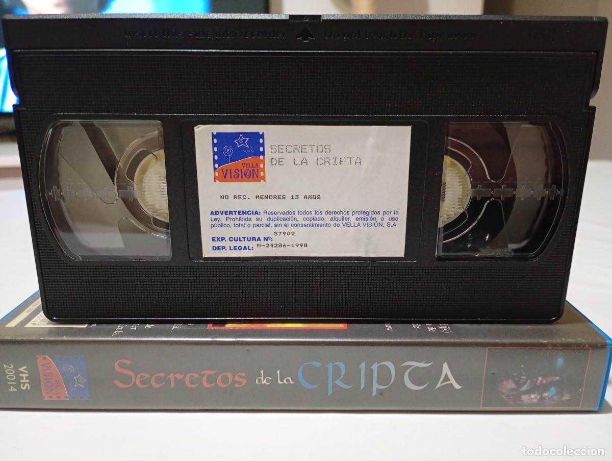 Cine: SECRETOS DE LA CRIPTA. VHS ORIGINAL. ESCAS&Iacute;SIMA.. - Foto 3