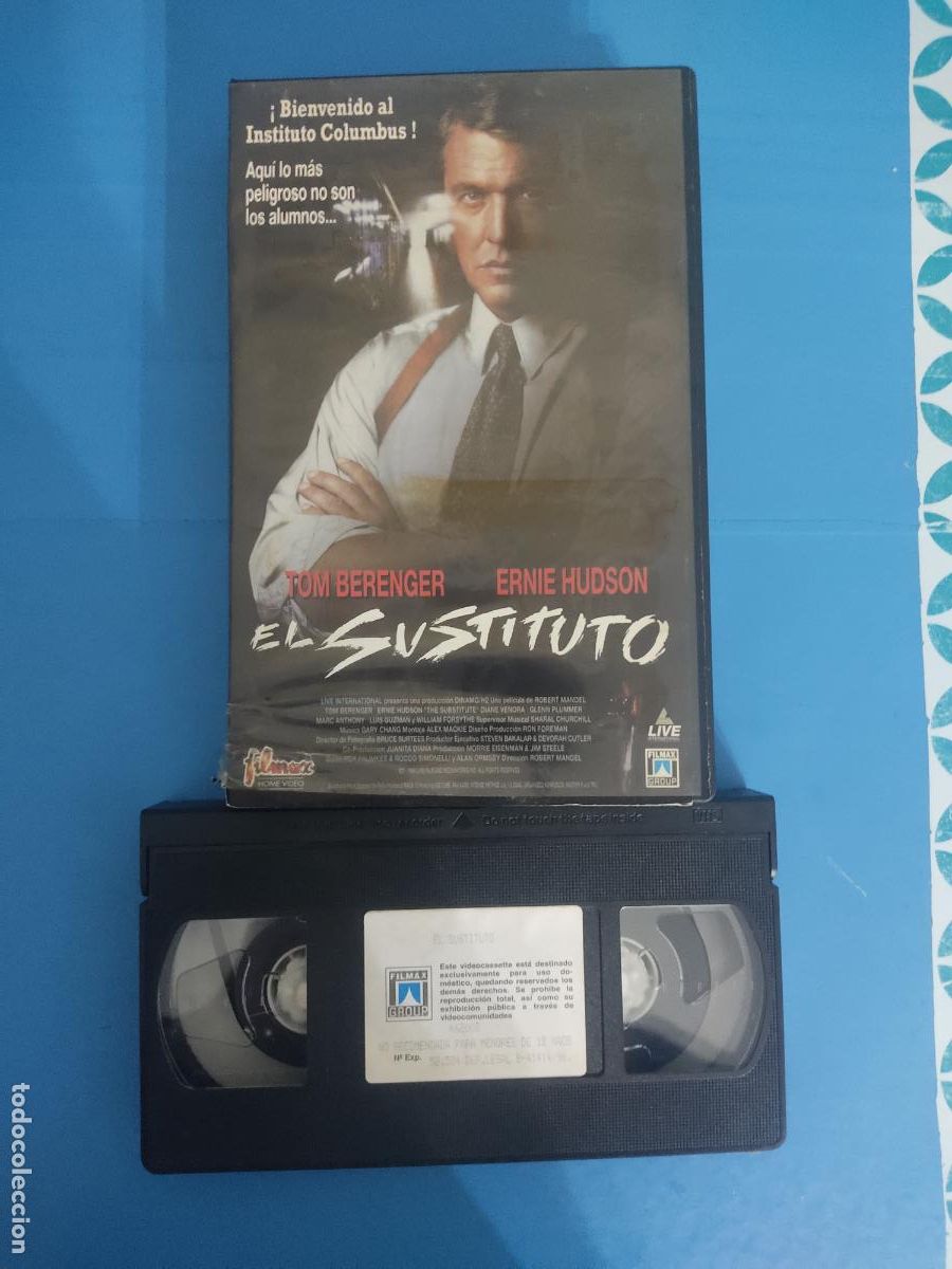 Cine: PELICULA VHS EL SUSTITUTO TOM BERENGER ERNIE HUDSON A&Ntilde;O 1996
