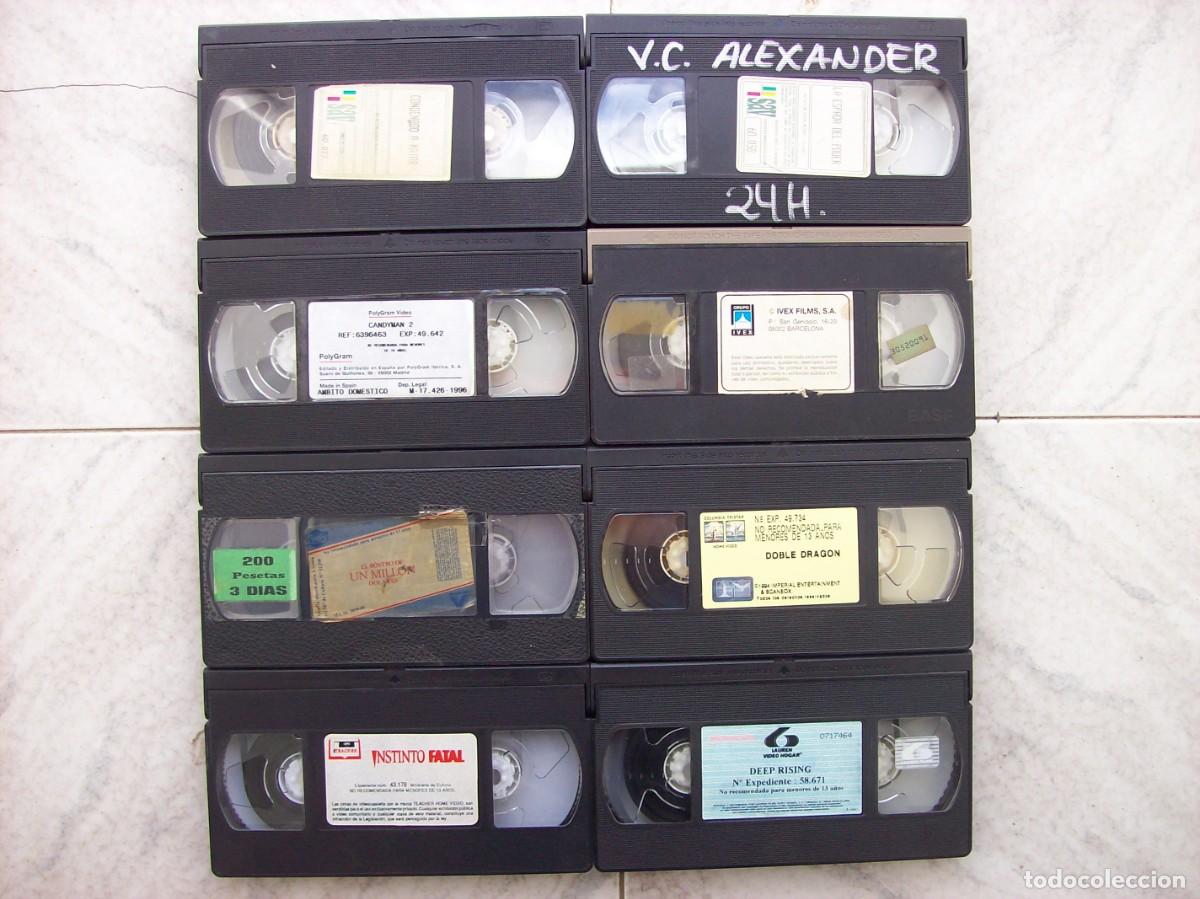 Cine: LOTE 8 TITULOS VHS LA ESPADA DEL PODER DOUBLE DRAGON - Foto 1