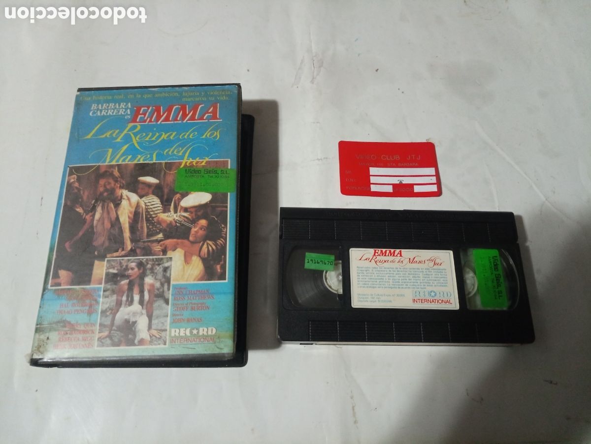 Cine: VHS EMMA LA REINA DE LOS MARES DEL SUR