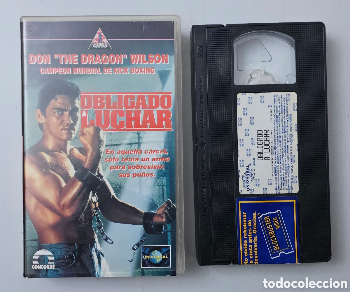 Cine: VHS OBLIGADO A LUCHAR Don &rdquo;The Dragon&rdquo; Wilson Kickboxing