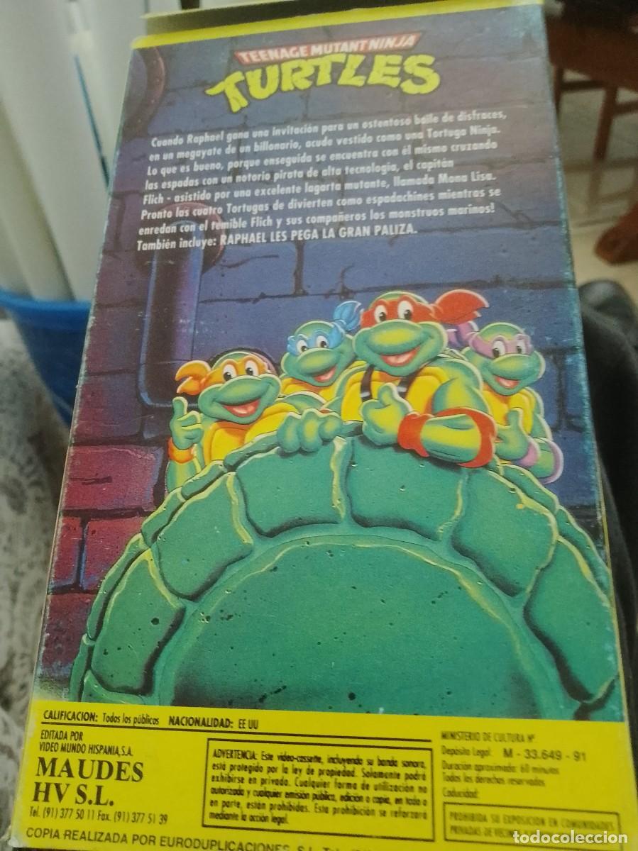 Cine: Turtles tortugas ninja vhs Raphael - Foto 3