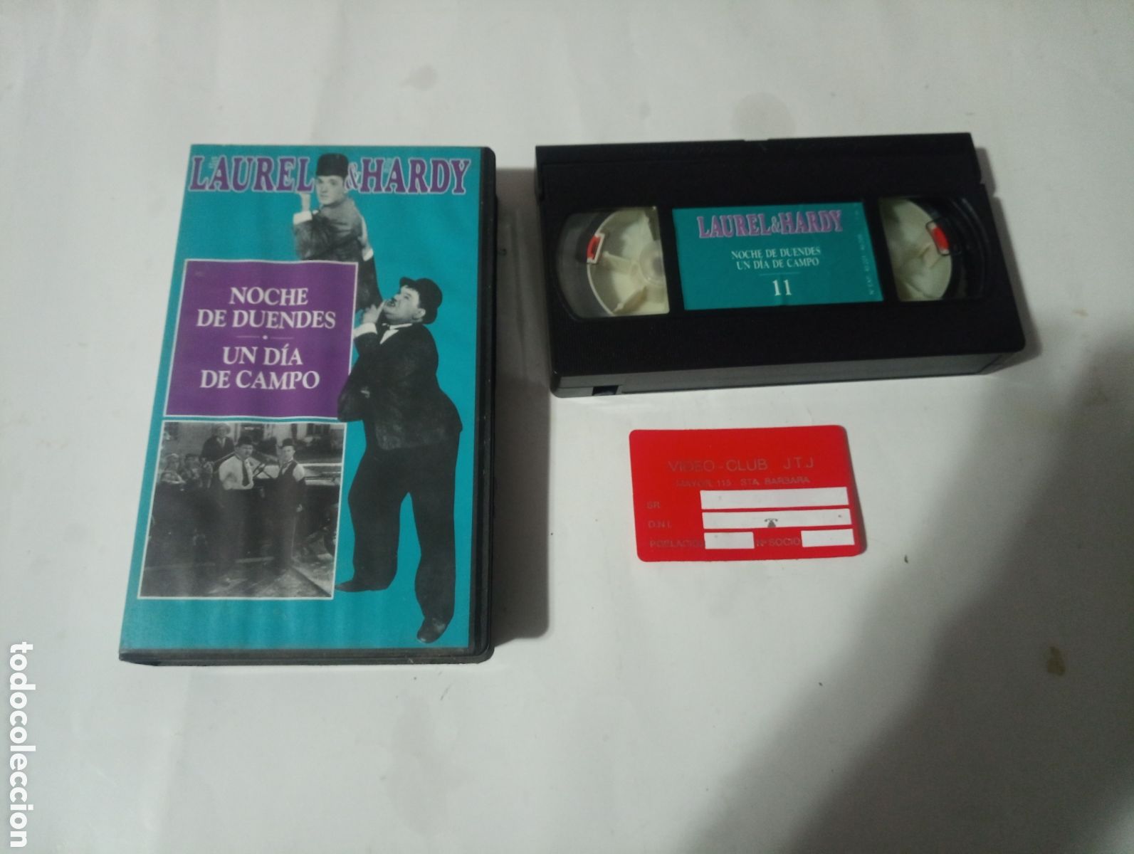 Cine: VHS laurel y Hardy noche de duendes y un d&iacute;a de campo