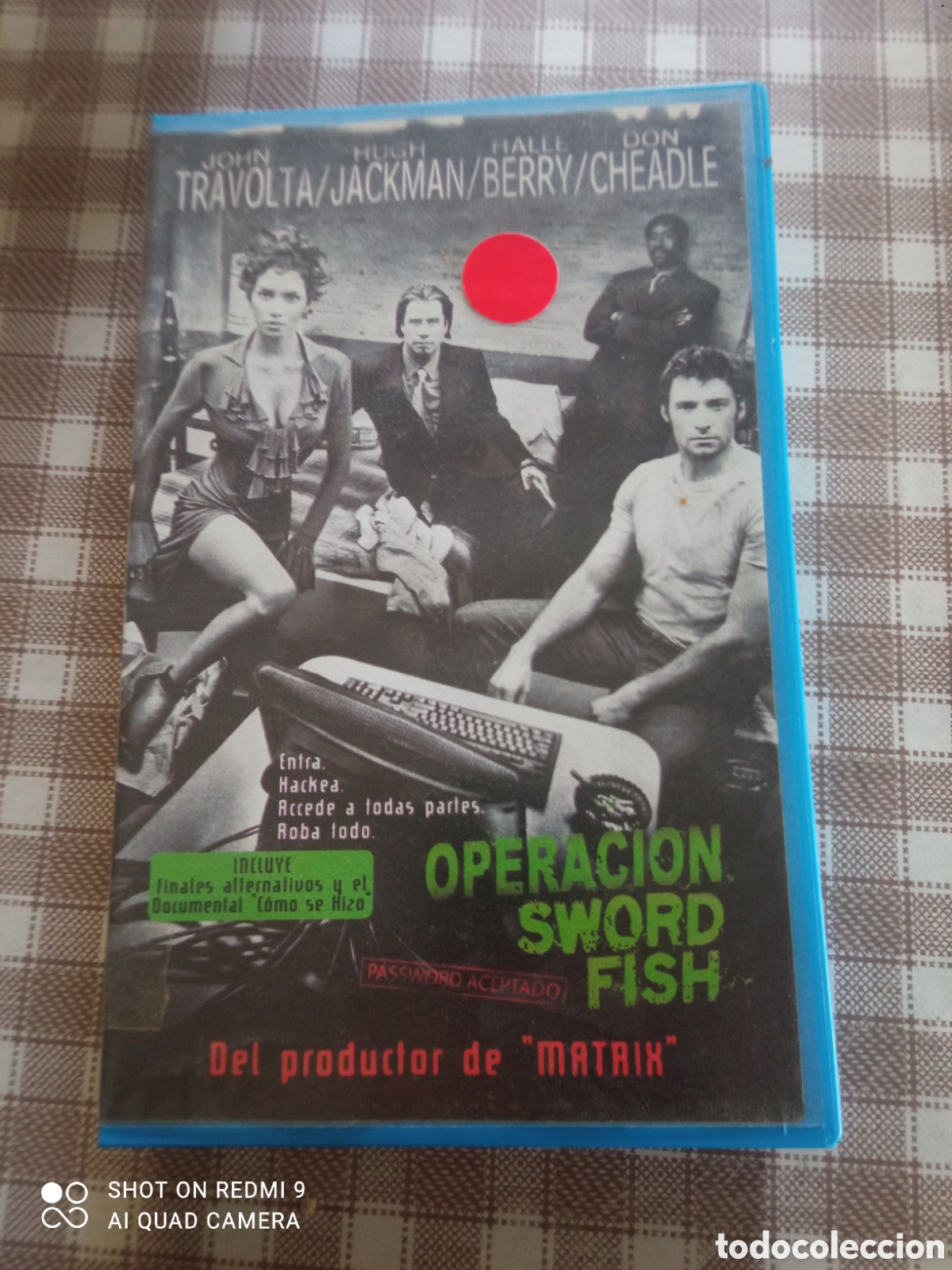 Cine: OPERACI&Oacute;N SWORD FISH [ CAJA GRANDE VHS ]