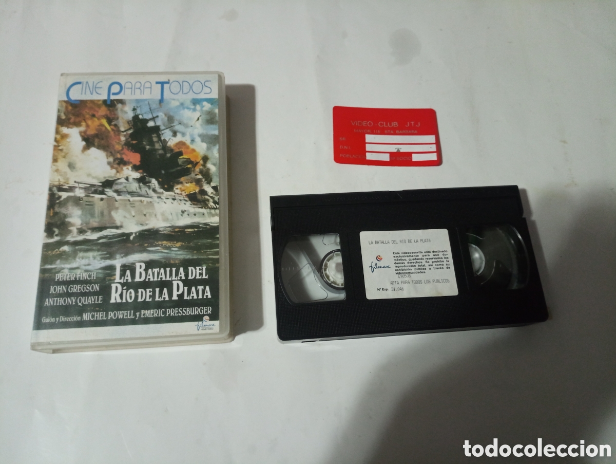 Cine: VHS la batalla del r&iacute;o de la plata - Foto 1