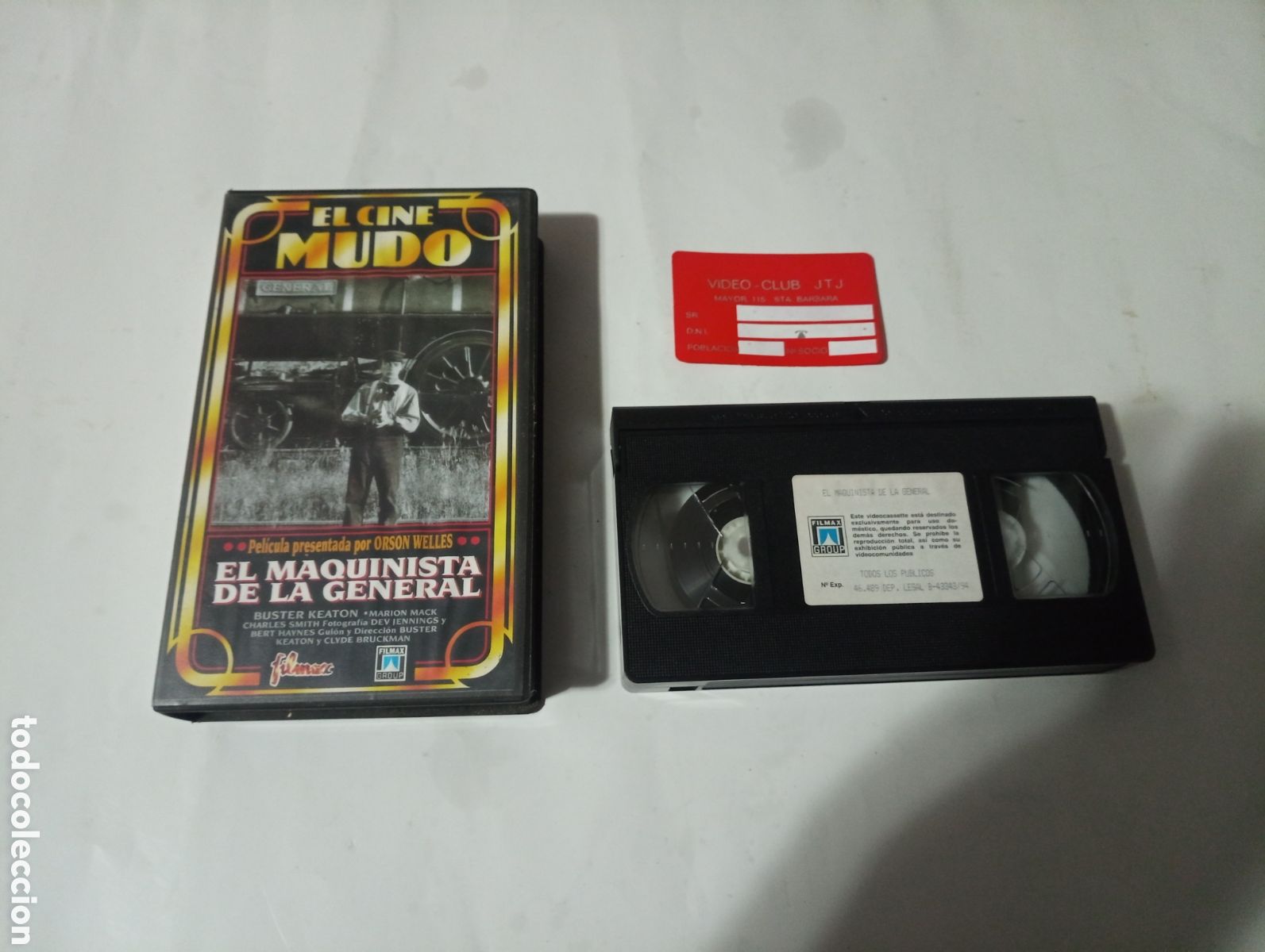 Cine: VHS el maquinista de la general Buster Keaton