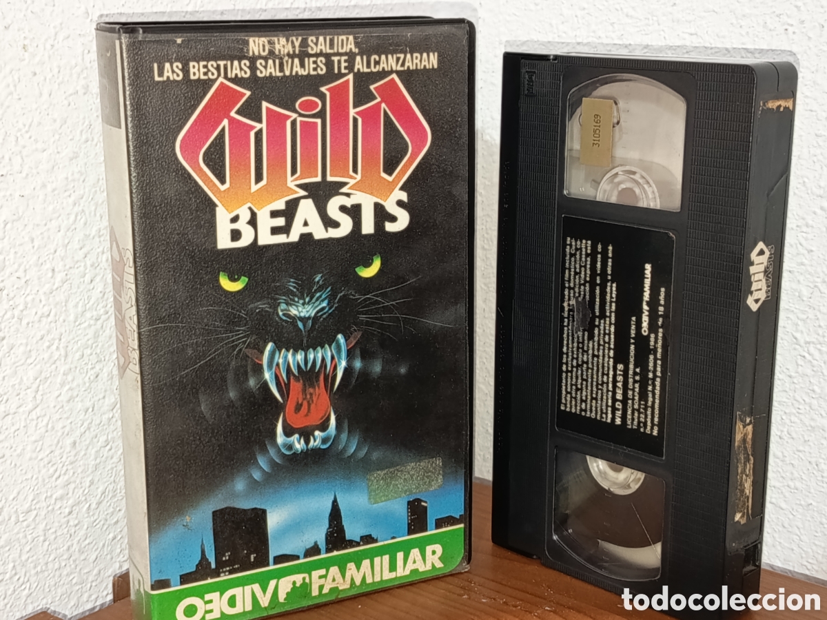 Cinema: Wild beasts. Pel&iacute;cula en v&iacute;deo VHS