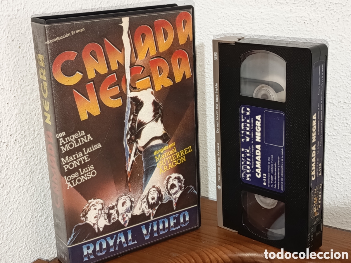 Cine: Camada negra. Pel&iacute;cula VHS