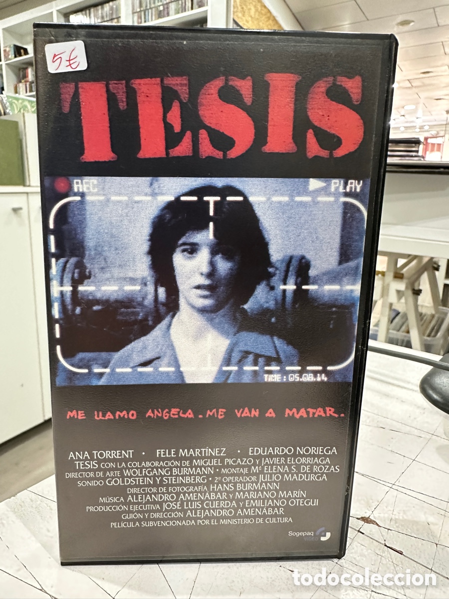 Cine: Tesis (VHS) Alejandro Amenabar - Foto 1