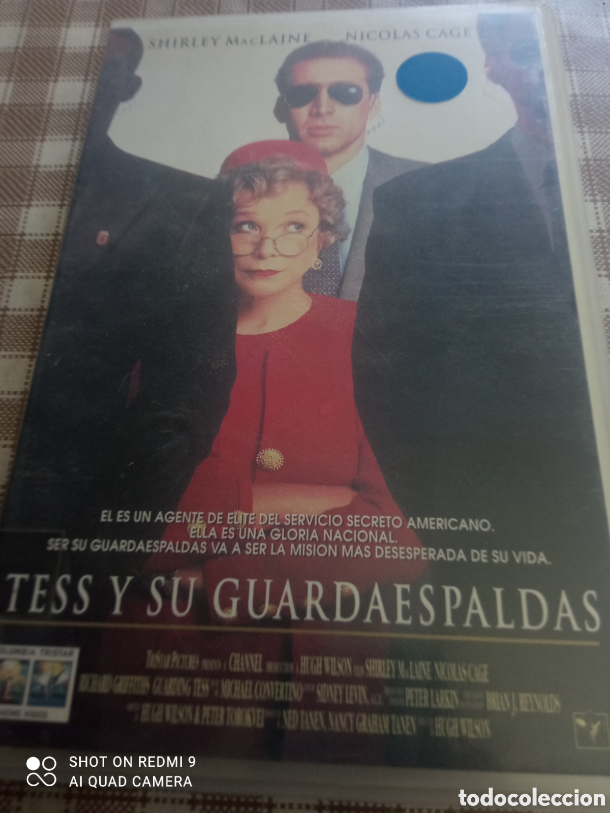 Cine: Tess y su guardaespaldas ( vhs caja grande)