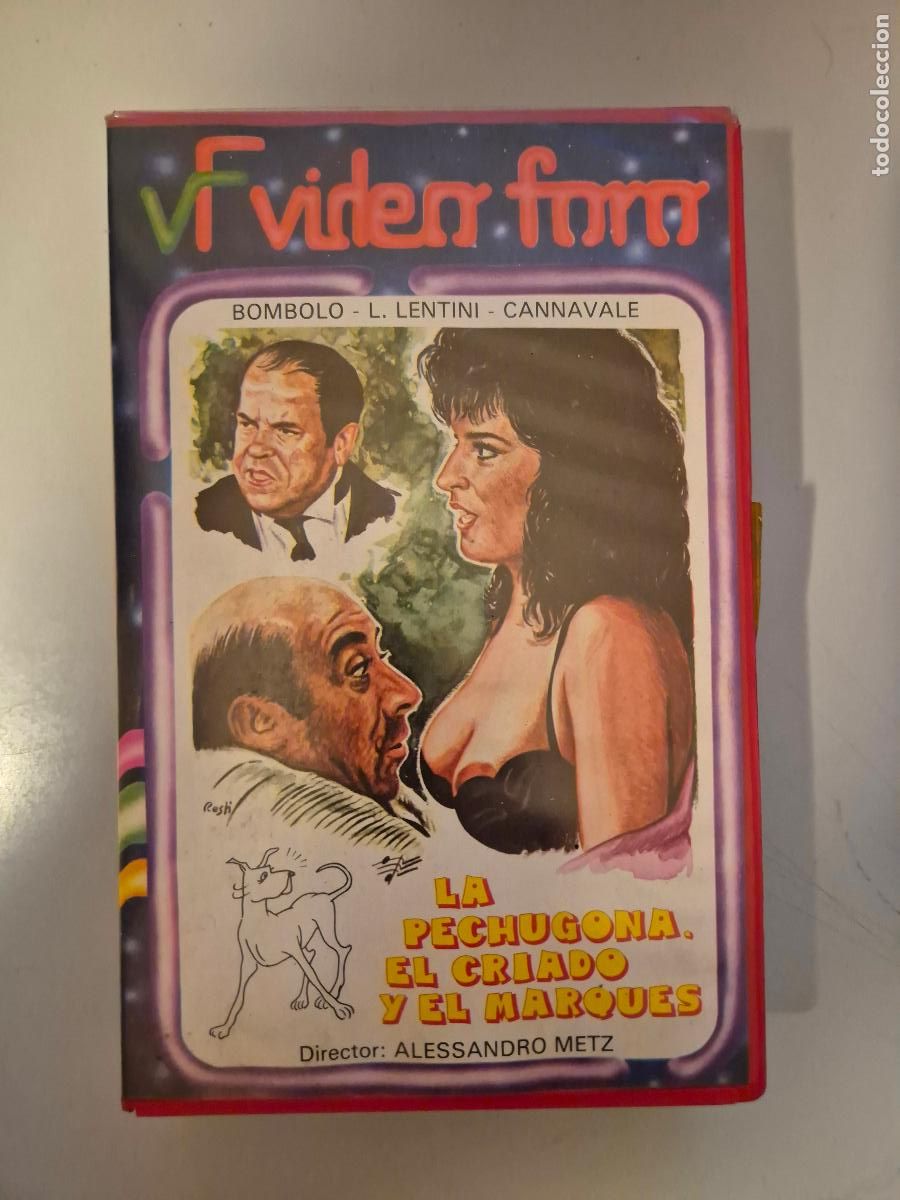 Cine: LA PECHUGONA, EL CRIADO Y EL MARQUES (B) VHS