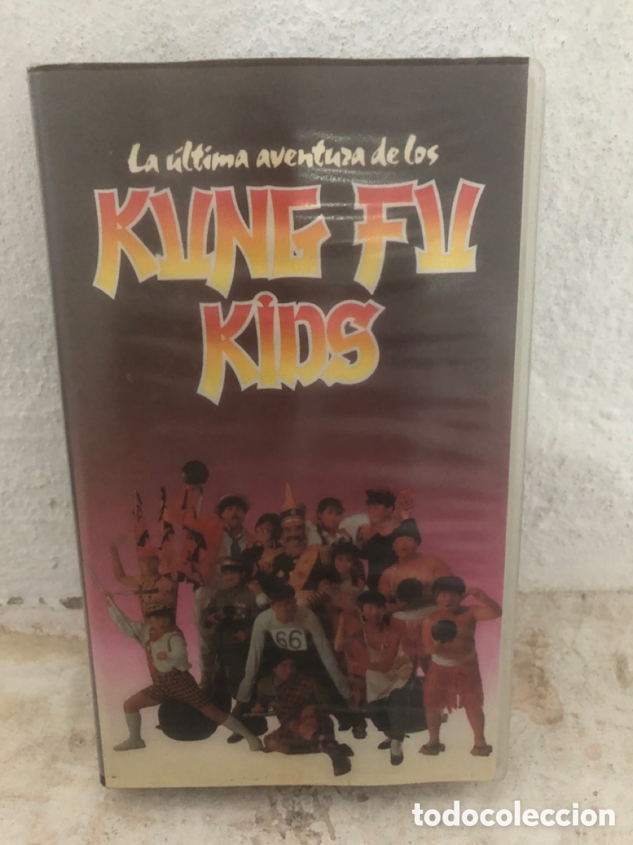 Cine: VHS V&Iacute;DEO CLUB LA &Uacute;LTIMA AVENTURA DE LOS KUNG-Fu kids