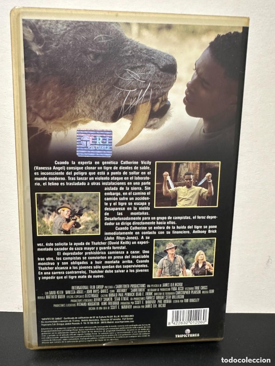 Cine: Dientes De Sable (VHS) - Foto 2