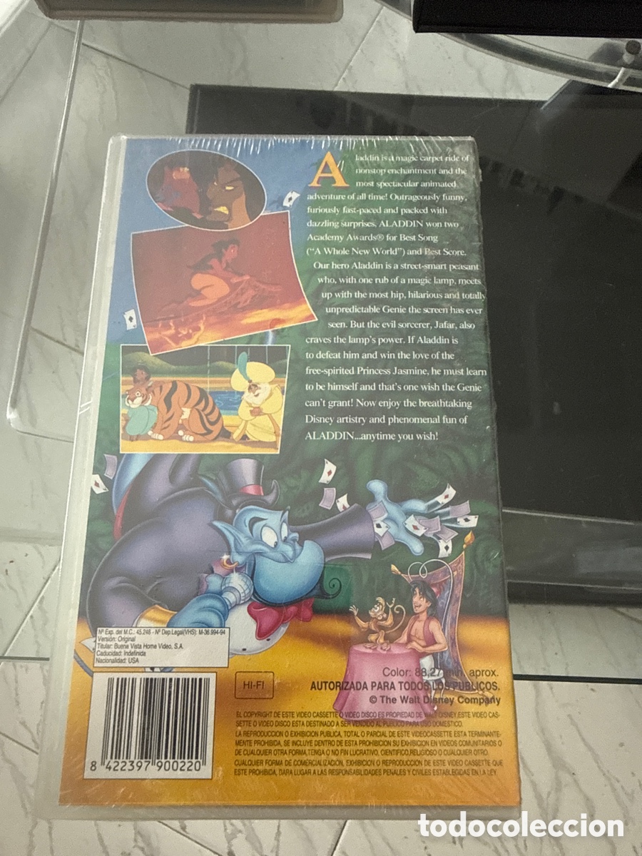 Cine: Aladdin precintado VHS - Foto 2