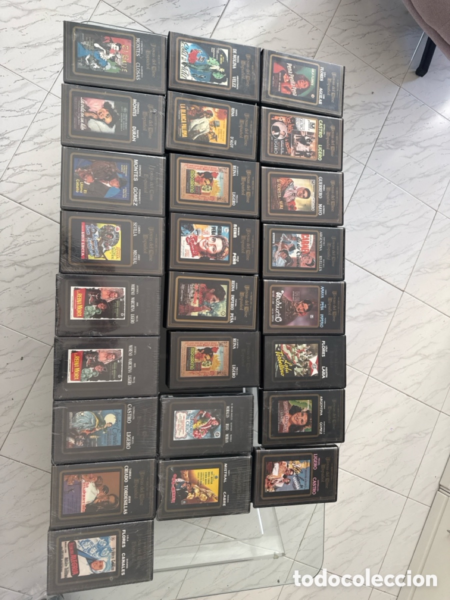 Cine: Colecci&oacute;n Joyas del Cine Espa&ntilde;ol &mdash; 25 VHS &mdash; 11 Precintados