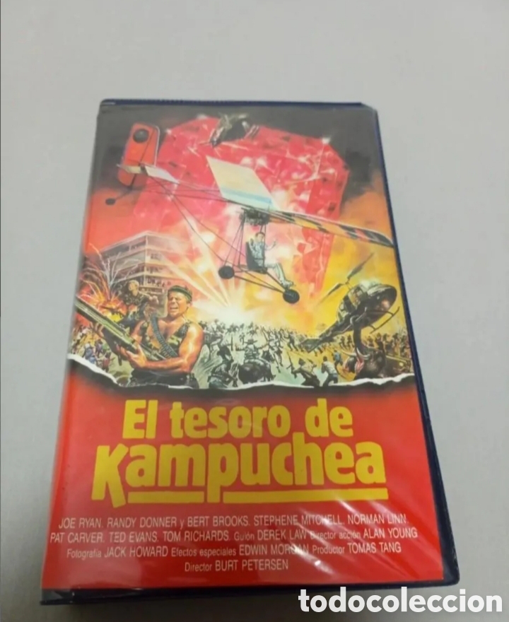 Cine: El tesoro de Kampuchea vhs - Foto 1