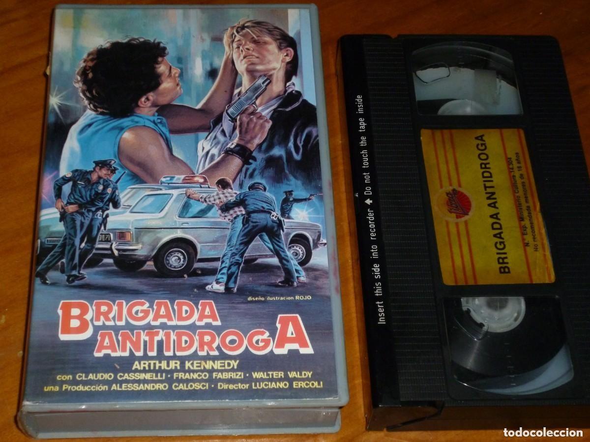 Cin&eacute;ma: BRIGADA ANTIDROGA - LUCIANO ERCOLI, ARTHUR KENNEDY, SARA SPERATI - POLIZIESCO - LIBRA - VHS