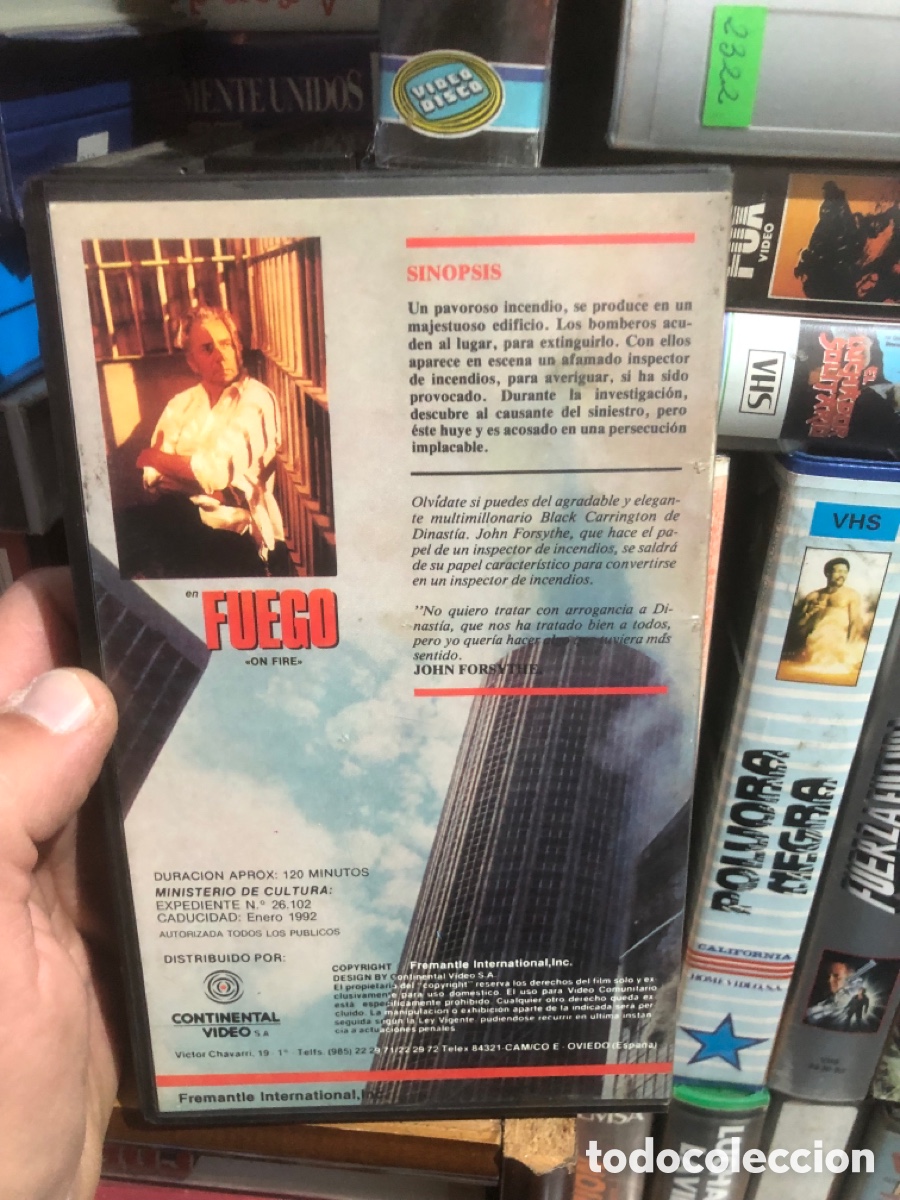 Cine: VHS V&Iacute;DEO CLUB EN FUEGO