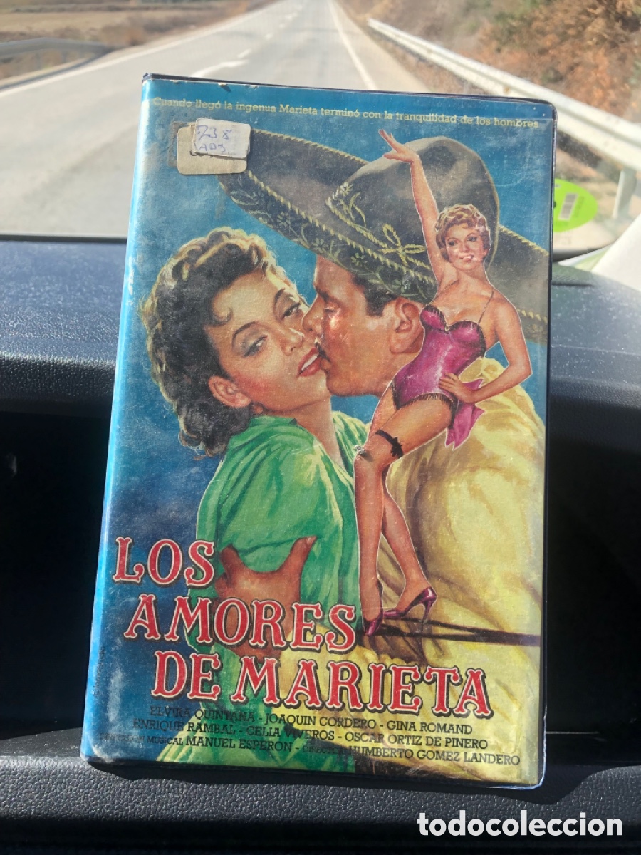 Cine: VHS V&Iacute;DEO CLUB LOS AMORES DE MARIETA
