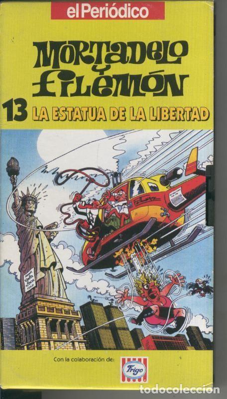 Cine: Video VHS: Mortadelo y Filemon numero 13: La estatua de la libertad - Varios
