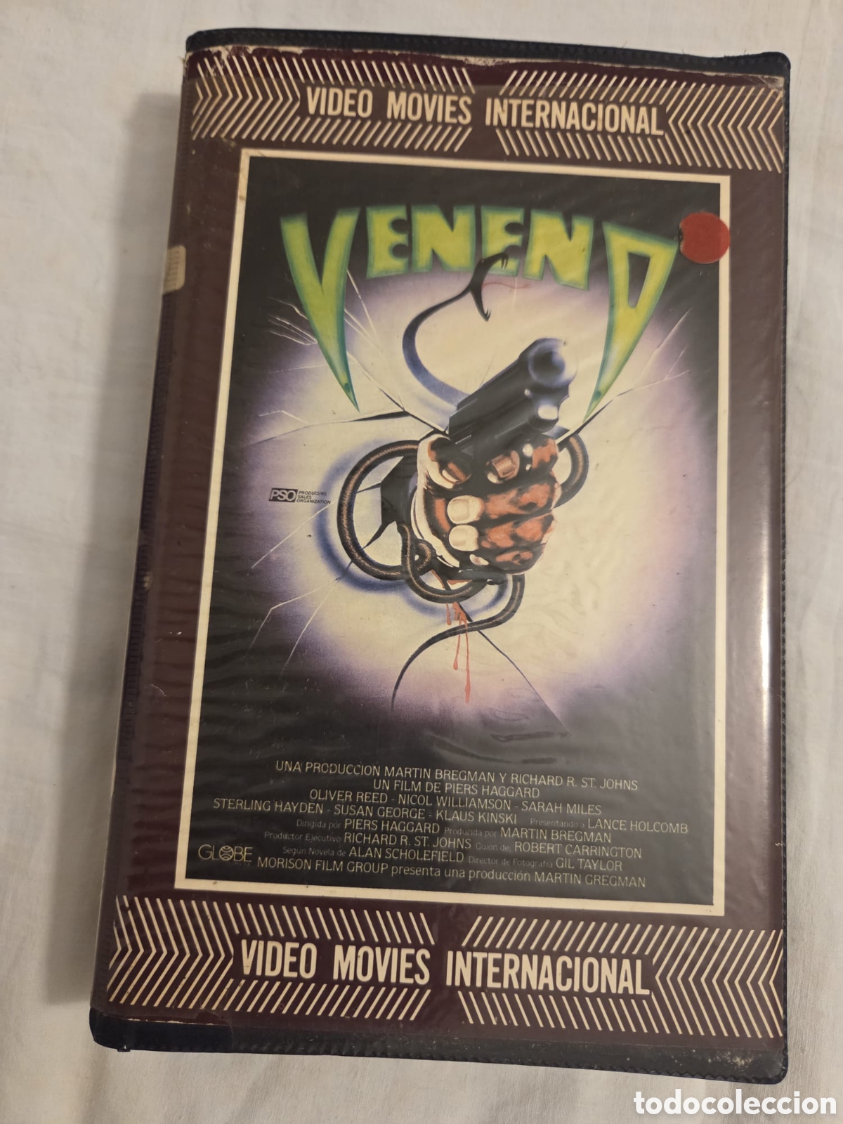 Cine: VHS KLAUS KINSKI VENENO Piers Haggard 1981 1a Edici&oacute;n de Videoclub