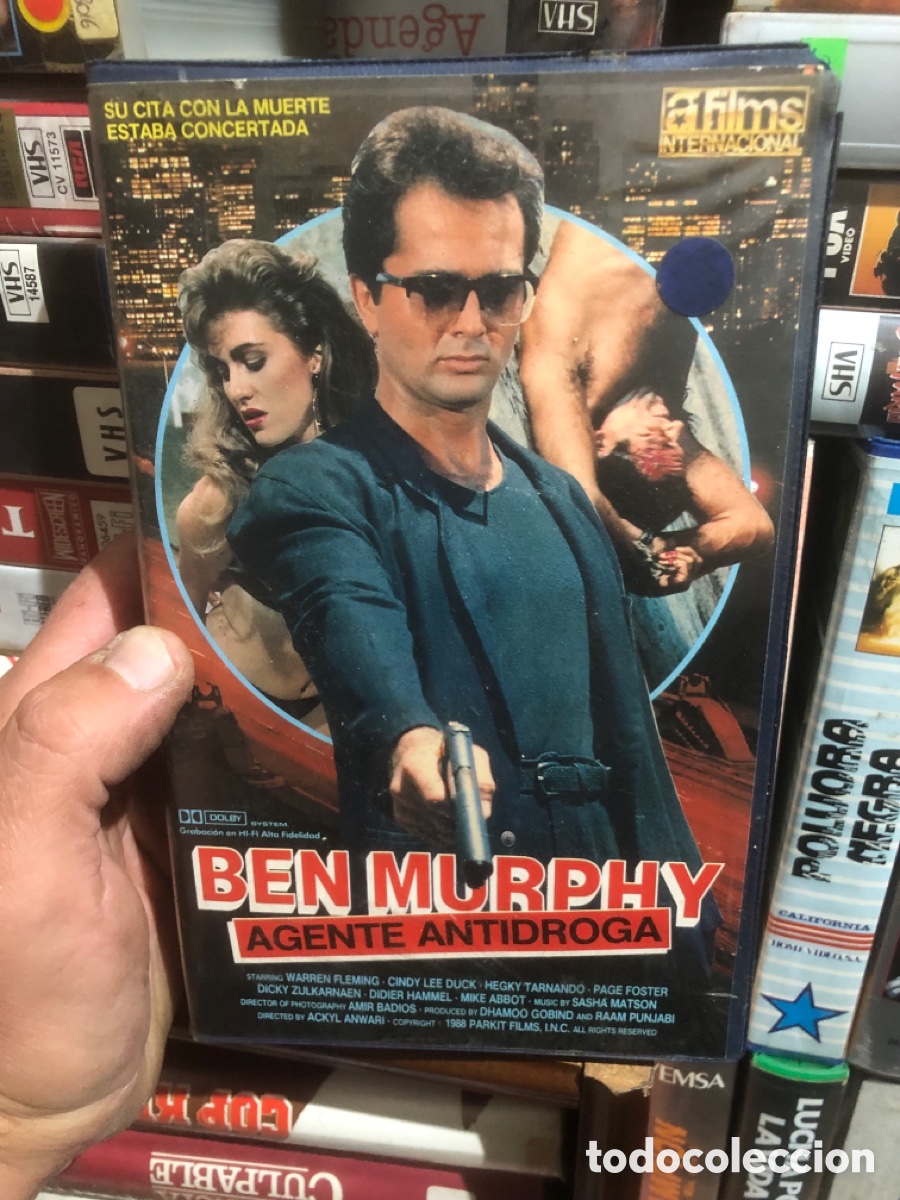Cine: VHS V&Iacute;DEO CLUB AGENTE ANTIDROGA