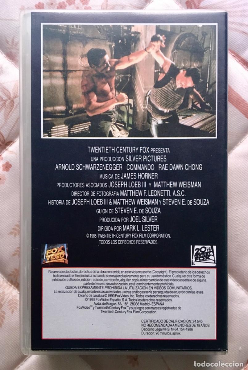 Cine: *Commando (1985) | VHS | Caja Peque&ntilde;a - Foto 4