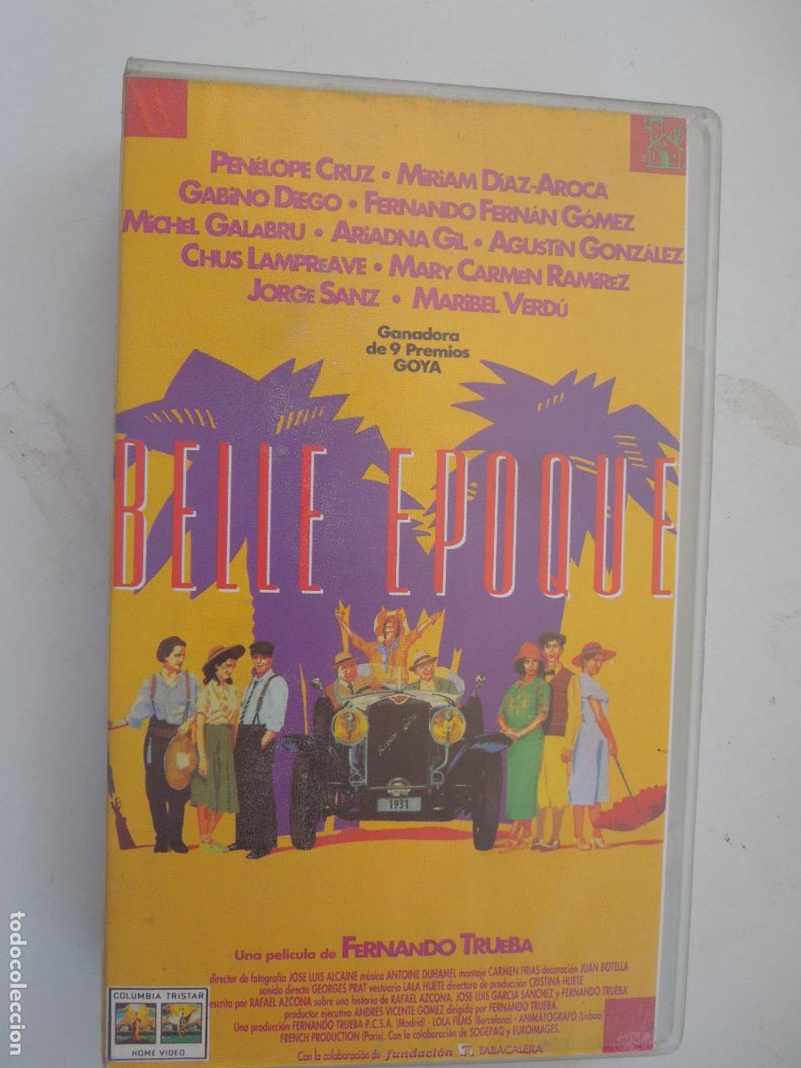 Cine: BELLE EPOQUE - FERNANDO TRUEBA - CINTA VHS