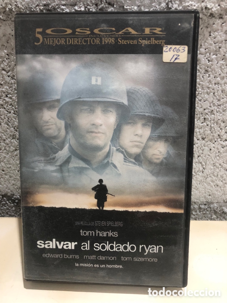 Cine: VHS V&Iacute;DEO CLUB SALVAR A SOLDADO RYAN