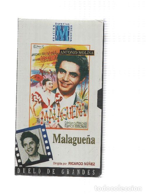 Kino: VHS pelicula: Malague&ntilde;a - Duelo de Grandes. Antonio Molina, Lolita Sevilla. Dirigida por Ricardo Nu&ntilde;
