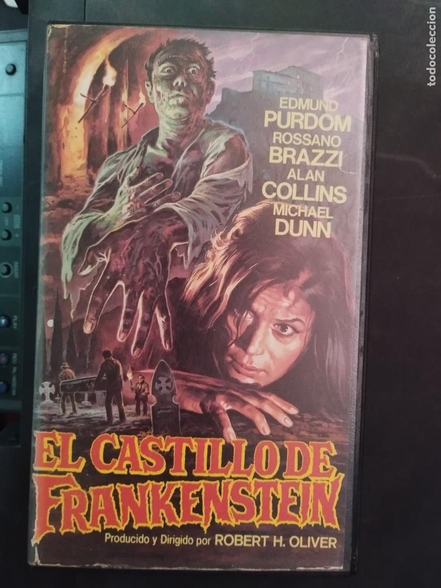 Cine: VHS EL CASTILLO DE FRANKENSTEIN - ROSSANO BRAZZI - ALAN COLLINS - TERROR
