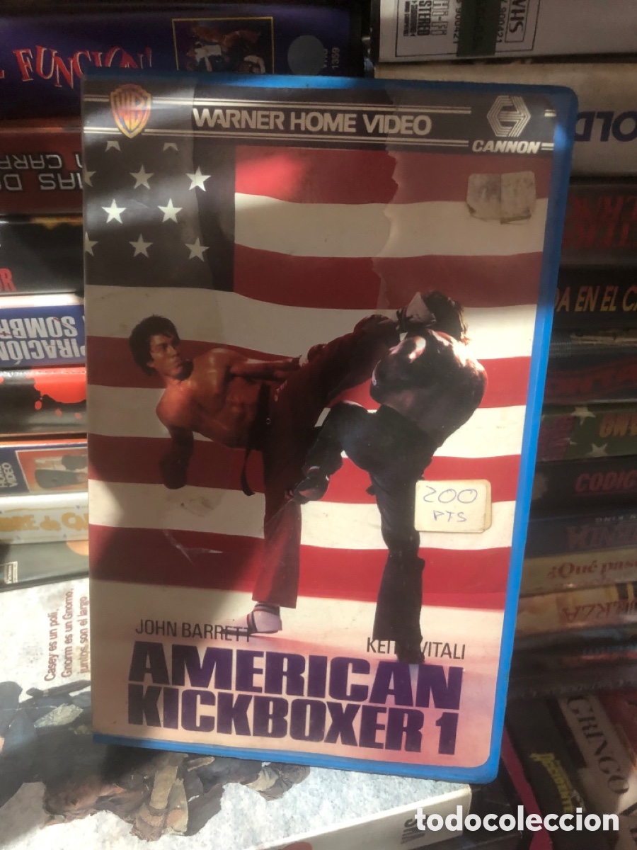Cine: VHS V&Iacute;DEO CLUB AMERICAN KICBOXER 1