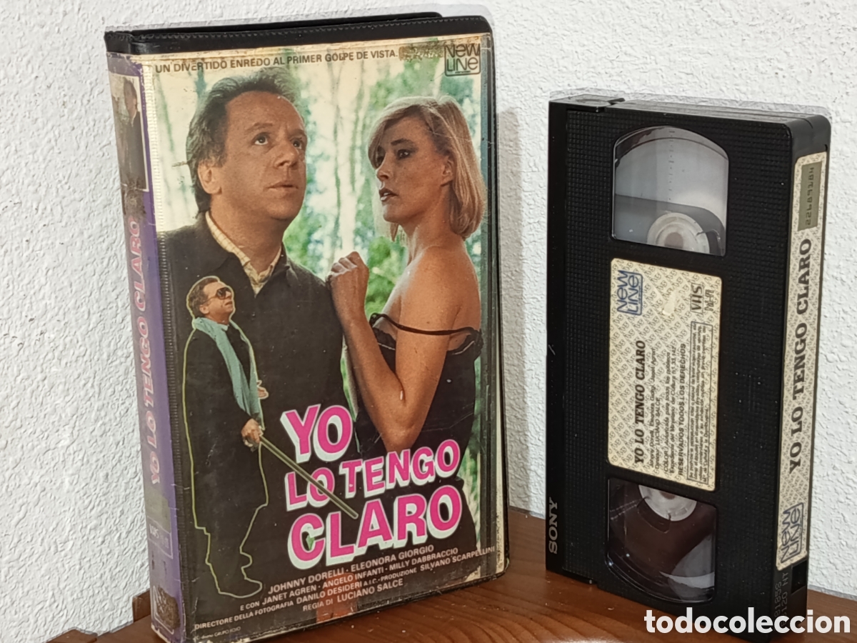 Cine: Yo lo tengo claro. Janet agren. Pel&iacute;cula VHS