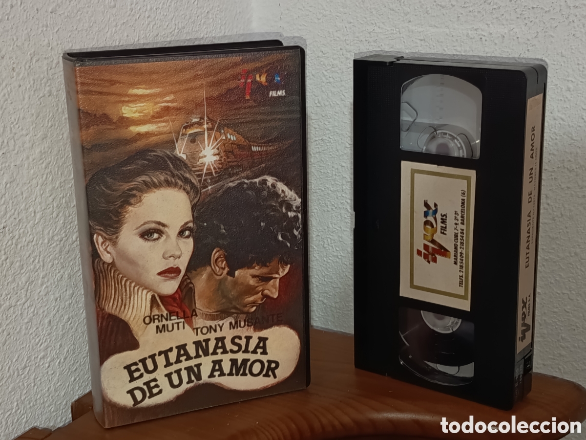 Cine: Eutanasia de un amor. Ornella Mutti. Pel&iacute;cula VHS