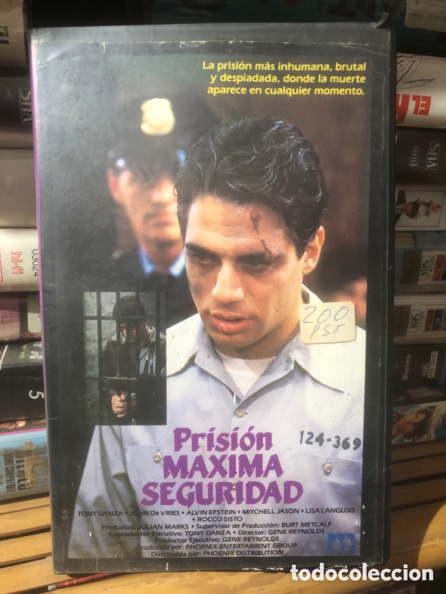 Cine: VHS V&Iacute;DEO CLUB PRISI&Oacute;N MAXIMA SEGURIDAD