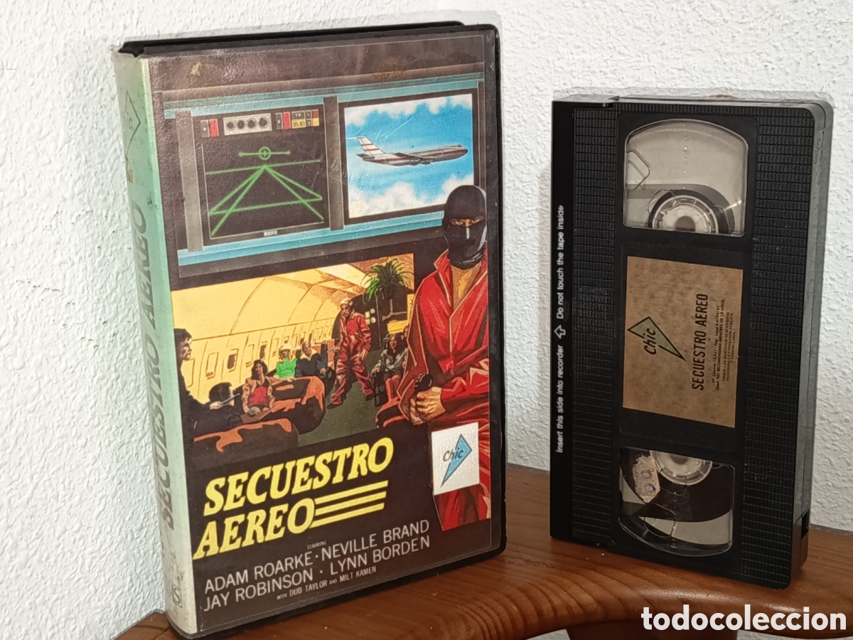Cine: Secuestro a&eacute;reo. Pel&iacute;cula VHS