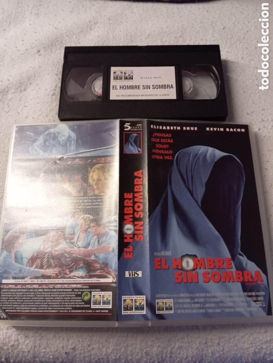 Cine: VHS El hombre sin sombra (Hollow Man) 2000