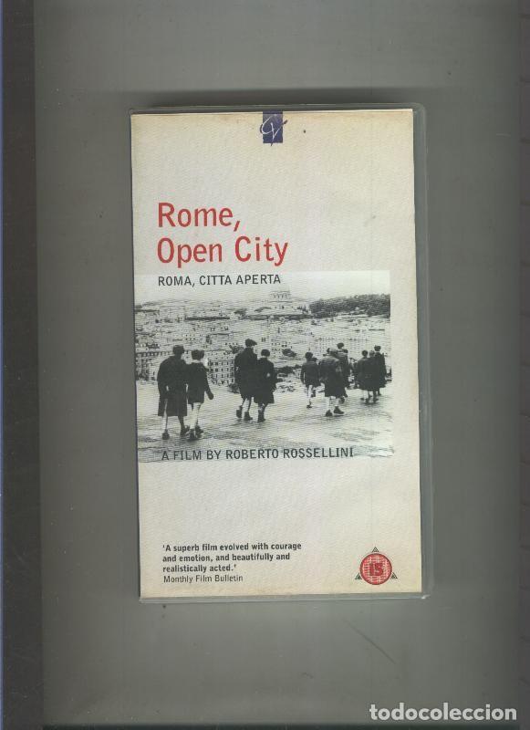 Kino: Video VHS: Rome, Open City (Roberto Rossellini) - Varios