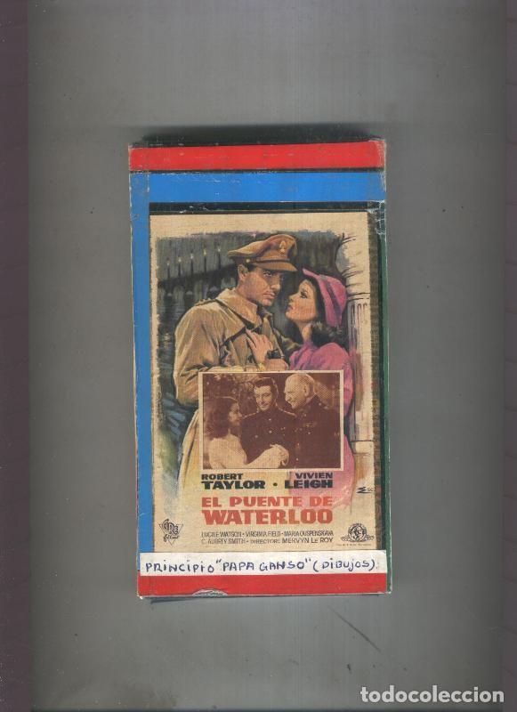 Cinema: Video VHS: El puente de Waterloo con Robert Taylor y vivien Leigh - Varios