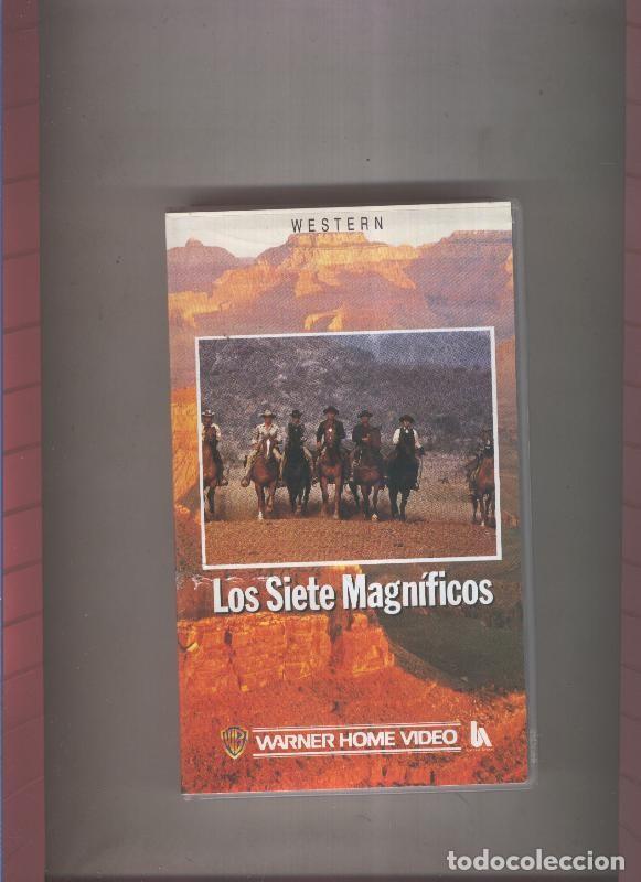 Cinema: Video VHS: Los siete magnificos (Yul Brynner) - Varios