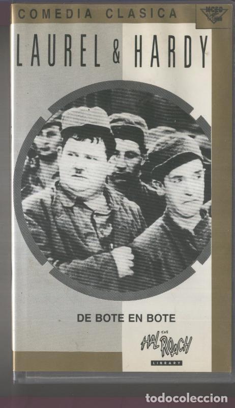 Cinema: VIDEO VHS: De bote en bote LAUREL AND HARDY - VARIOS